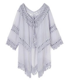 San-ai Resort（三愛水着楽園） クロシェ羽織　F　　【San-ai Resort（サンアイリゾート）】