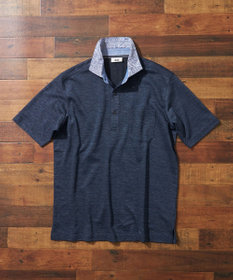 JOSEPH ABBOUD 【リネン素材/吸水速乾/日本素材】リネンハニカム ダディ ポロシャツ