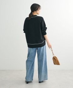 Green Parks もちやわモックネックニットプルオーバー