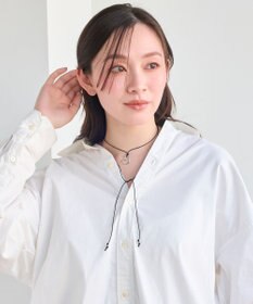 Phoebe ワンストロークハートコードチョーカーネックレス