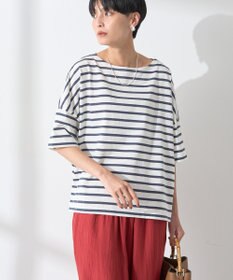 AMERICAN HOLIC バスクボーダー半袖プルオーバー