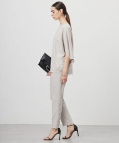 ICB 【新色追加・WEB限定カラーあり・UVケア・接触冷感・速乾・防シワ・洗える】FluidBackSatin ドルマンスリーブブラウス