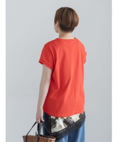 Te chichi 【接触冷感】エンボスロゴフレンチスリーブTシャツ