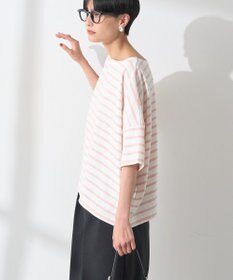 AMERICAN HOLIC バスクボーダー半袖プルオーバー