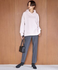 UNFILO L 【洗える】ダブルフェイス サイドZIPフーディ