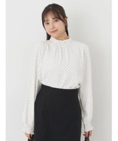 earth music&ecology シャーリングブラウス