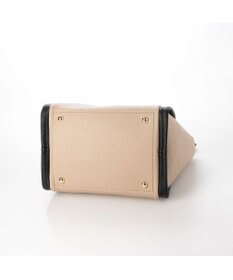 UNBILLION カシュカシュ cachecache / ミニショルダー付きソフトレザー調ミニトートバッグ