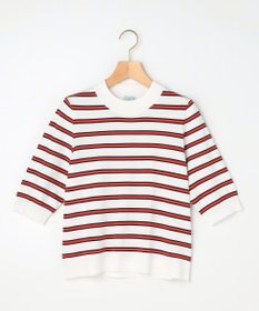 組曲 L 【先行予約】マイラックカラー 6分袖 ニット