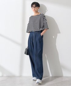 AMERICAN HOLIC バスクボーダー半袖プルオーバー