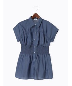 Te chichi 【接触冷感】ターンバックスリーブシャーリングブラウス