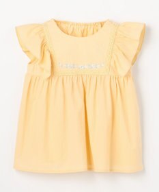 組曲 KIDS 【110-140㎝】 フラワーエンブロイダリーブラウス