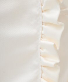 Maison de FLEUR サテンフリルスクエアトートバッグ