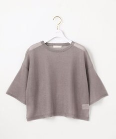 ANY SIS L 【洗える】シアー ニットT