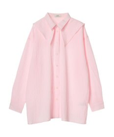 earth music&ecology ダブルカラーシャツ