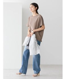 AMERICAN HOLIC 接触冷感裾タックカットプルオーバー