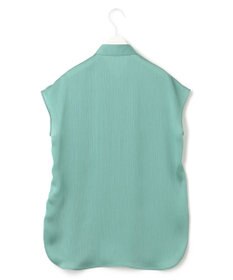 ICB 【接触冷感・洗える】サテンヨウリュウ フレンチスリーブシャツ