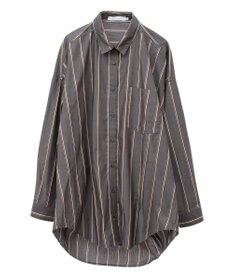 AMERICAN HOLIC ドビーストライプロングシャツ