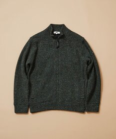 JOSEPH ABBOUD MOUNTAIN 【UNISEX】総裏フルZIP ニットブルゾン