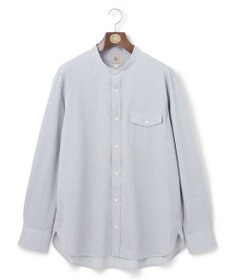 J.PRESS MEN 【KING SIZE】ピンチェックジャージ バンドカラーシャツ