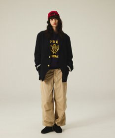 J.PRESS MEN 【J.PRESS ORIGINALS】【UNISEX】Supima Recycle Cotton CREST Logo Sweat