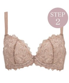 BRADELIS New York 【BRADELIS New York】ナオミステップ2ブラ23S2 バストを寄せて丸い女性らしい谷間をつくる補正ブラ