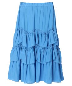 earth music&ecology ランダムティアードボリュームスカート