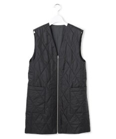 ICB 【洗える・リバーシブル着用可】T/Wツイルキルト リバーシブル パディング ジレ