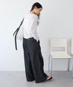 CRAFT STANDARD BOUTIQUE シアーボーダーヘンリーネックロンT