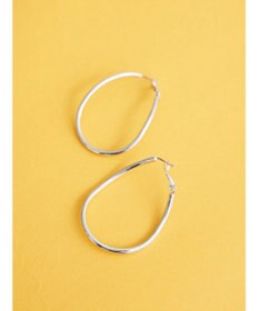 AMERICAN HOLIC 変形メタルフープピアス