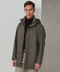 GOTAIRIKU 25年新作/3シーズン対応【仕事で着用可】メランジカルゼ フーデッドブルゾン_無地 ベージュ系