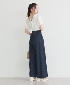 earth music&ecology ハイウエストデニムパンツ