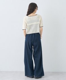 earth music&ecology ハイウエストデニムパンツ