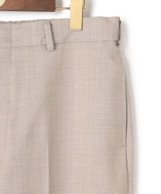 J.PRESS MEN 【J.PRESS ORIGINALS】Hight Twist Hopsack Spindle New Piped Stem Slacks / Japan Made