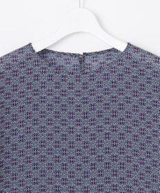 自由区 【洗える・XSサイズあり】アラベスクプリント ブラウス