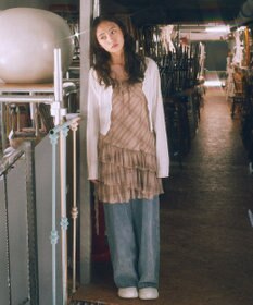 earth music&ecology ハイウエストデニムパンツ