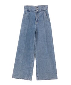 earth music&ecology ハイウエストデニムパンツ