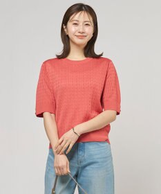 J.PRESS LADIES L  Vis/Peスパーク クルーネック プルオーバー