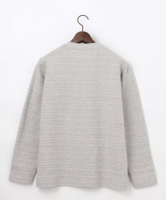 JOSEPH ABBOUD 【オーガニックコットン使用・日本素材・日本縫製】 オーガニックヘリンボ-ンリンクス Vネック Tシャツ