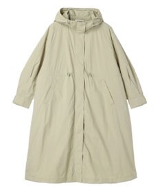 earth music&ecology テックフードロングコート