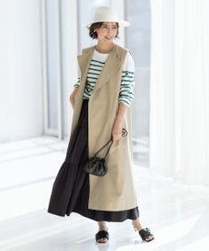 ICB L T/Cシャンブレーツイル 3WAYコート