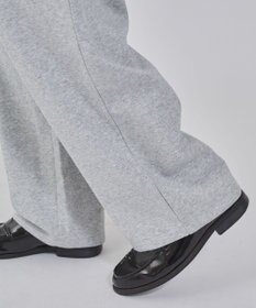 WEGO 【ウエストゴム/MLサイズ展開/ユニセックス着用ITEM】ボンディングワイドスウェットパンツ