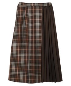 Green Parks アシメサイドプリーツスカート