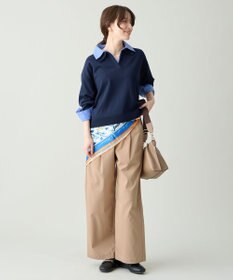 ANY フラワーモチーフスカーフ