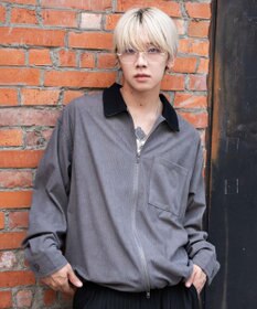 WEGO 【ユニセックス着用ITEM/MLサイズ展開】コーデュロイシャツジャケット