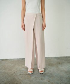 GRACE CONTINENTAL ラップレイヤードパンツ