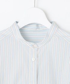 自由区 【スタイリストコラボ・洗える】SOMELOSバンドカラー シャツ