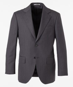 J.PRESS MEN 【ESSENTIAL CLOTHING】ヘリンボーンストライプ スーツ/総裏