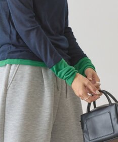 AMERICAN HOLIC 配色シアーレイヤードプルオーバー