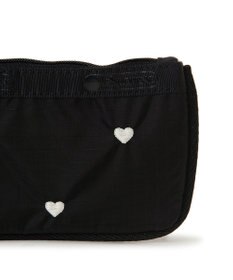 LeSportsac KEY CARD HOLDER/レッド/ホワイトハートEMB