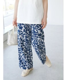 CRAFT STANDARD BOUTIQUE インド綿総柄イージーパンツ